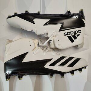 Adidas Mens Football Cleats 17 White Black Shoe Lacrosse High Molded Athletic